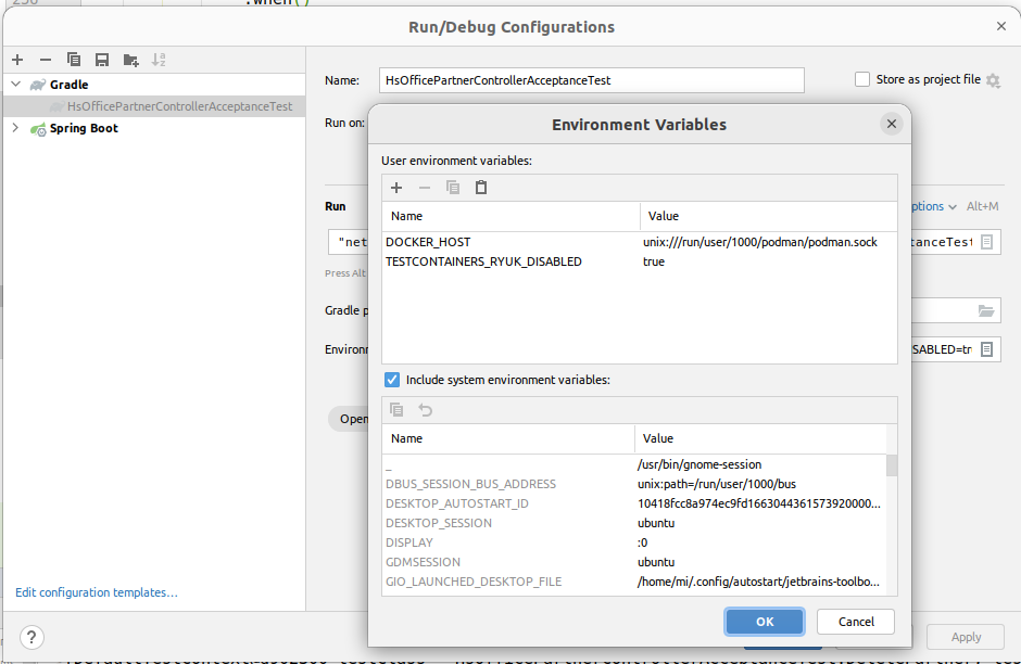 IntelliJ IDEA Gradle Run Config Example